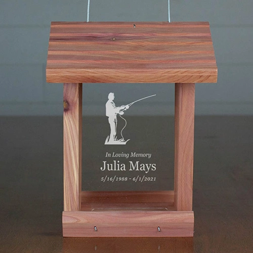 Gone Fishing Memorial, In Loving Memory Keepsake Sign, Photo Remembrance  Gift, Sympathy Gift For Loss Of Father, Fisherman Memorial Gift - Wrapped