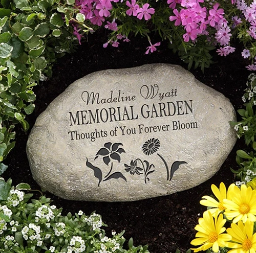 Personalized Memorial Garden Stone - sympathy gift ideas for loss of mother