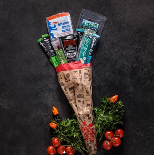 Grand Jerky Bouquet - push gift ideas for dad