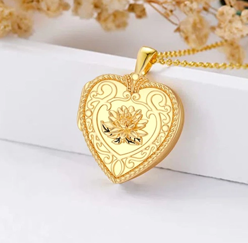 Personalized Heart Locket Necklace - christmas gift ideas for adult children