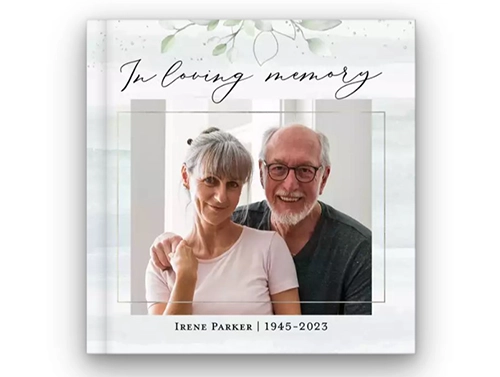 Memory Photo Book - sympathy gifts for loss of father