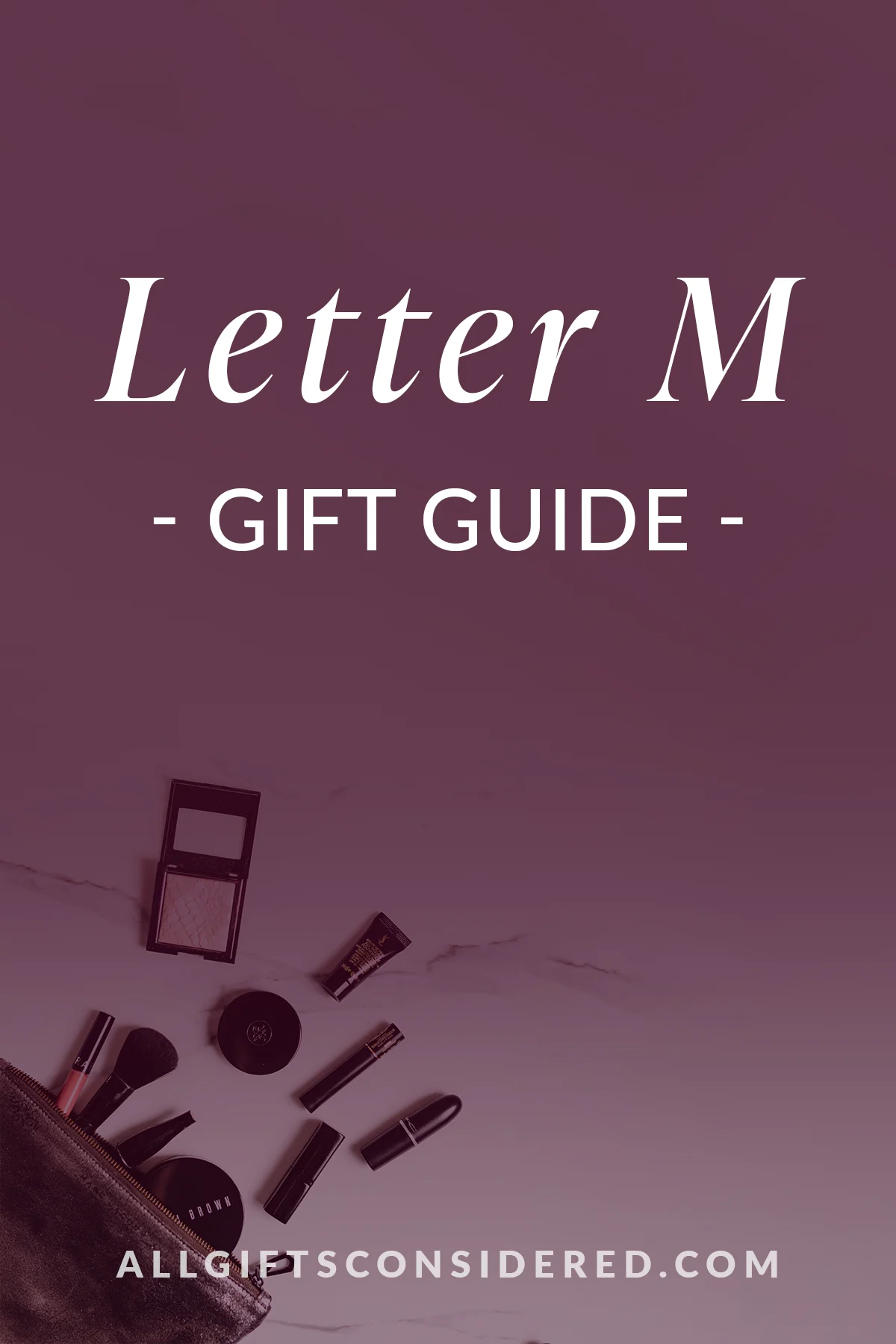 gift ideas that start with m - feature image