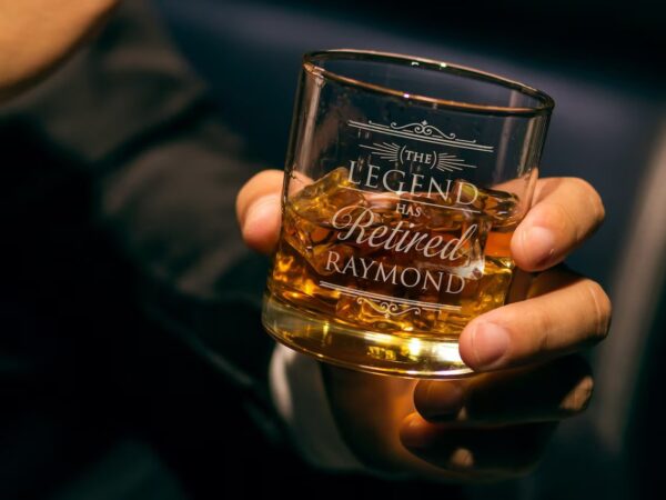 Retirement Gifts - Whiskey Glass
