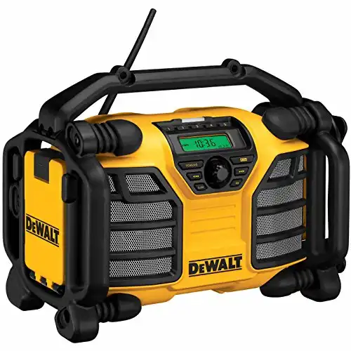 DEWALT 20V MAX/12V Jobsite Radio and Battery Charger – Radio Only (DCR015)