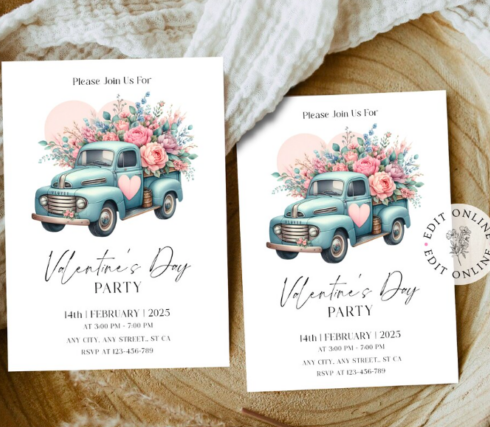 Valentines Day Party Invitations