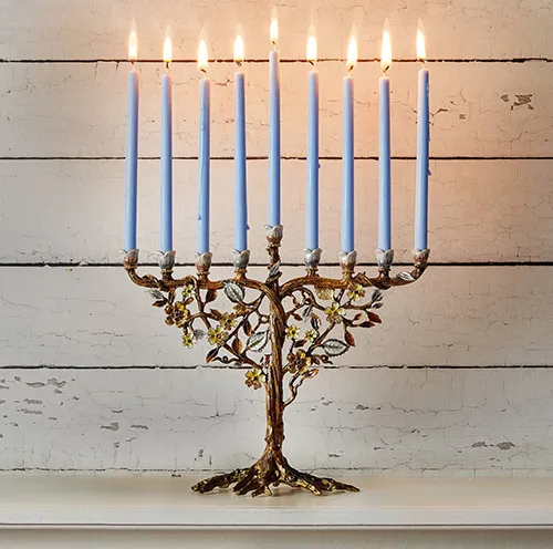 Hanukkah Menorah Candle Holder