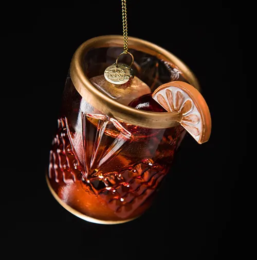 Old Fashioned Whiskey Ornament