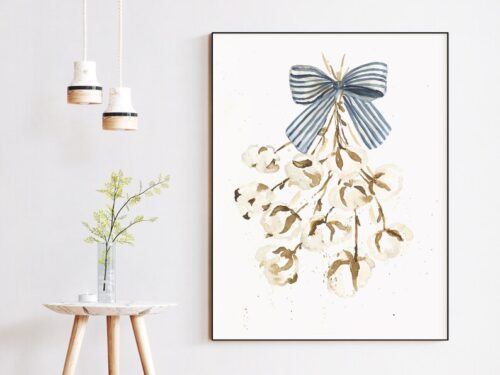 Cotton Blossom Wall Art