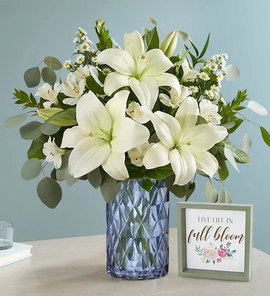 Lillies and Greenery Bouquet