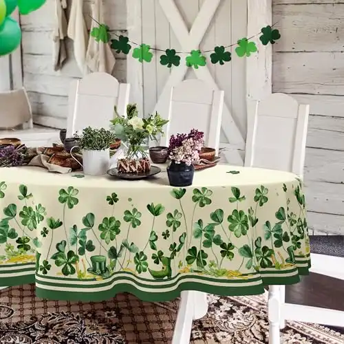 Yighty St Patricks Day Tablecloth