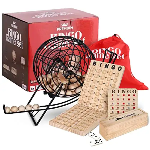 Deluxe Bingo & Dominos Game Set