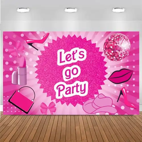 Barbie Party Photo Banner