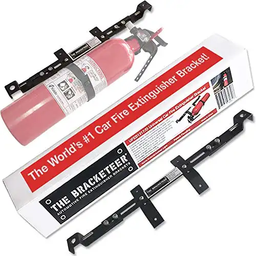 Tractor Fire Extinguisher Bracket | Universal Design Fits Most Vehicles