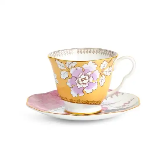 Butterfly Bloom Floral Bouquet Teacup & Saucer | Wedgwood