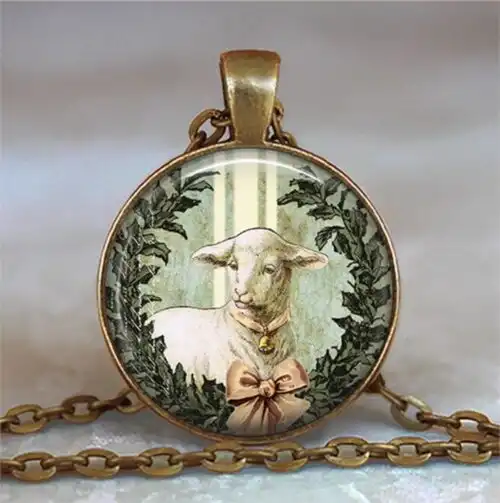 Vintage Lamb Pendant
