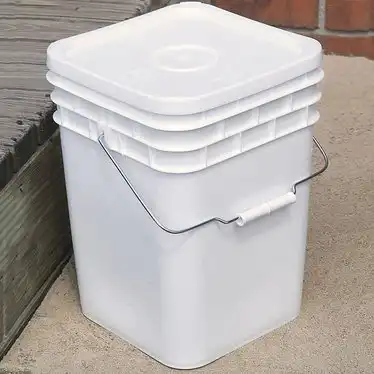 4-Gallon Plastic Bucket with Lid, Emergency Supplies
