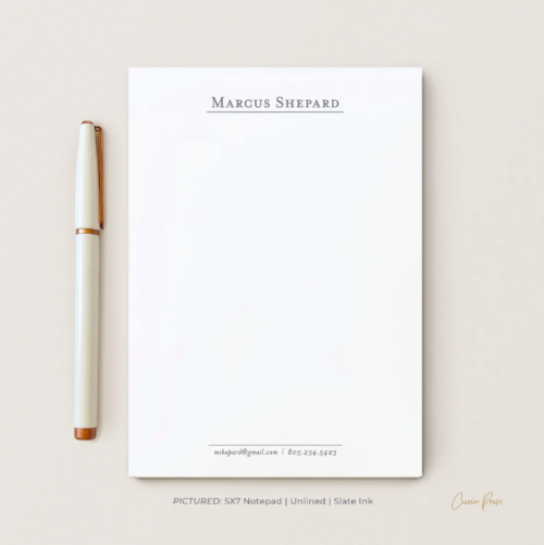 From the Office of: Letterhead