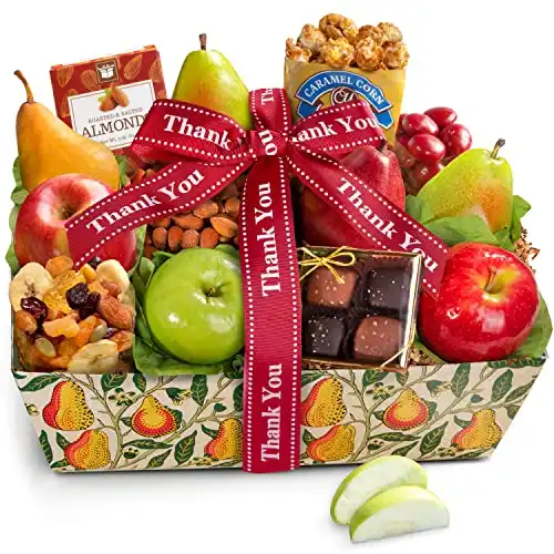 A Thank You Fruit and Gourmet Basket