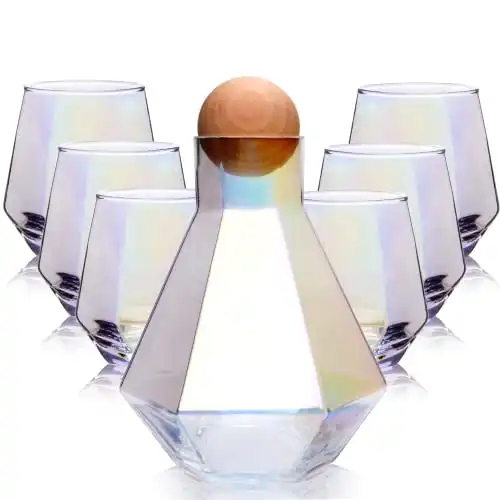 Iridescent Wine Set