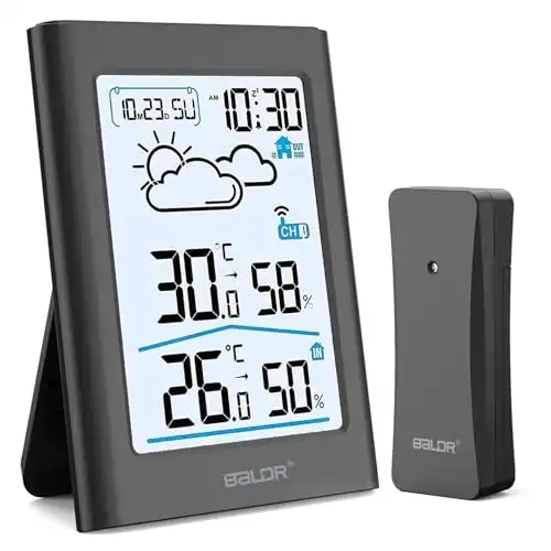 Wireless Weather Alarm Clock