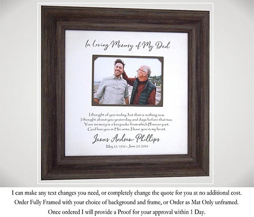 21 In Memory of Dad Gifts for Someone Whose Father Died » All