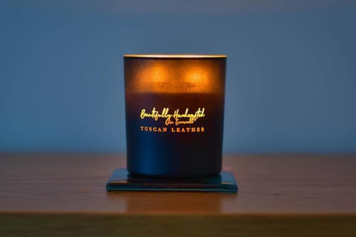 Tuscan Leather Candle