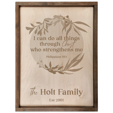 Personalized Family Plaque