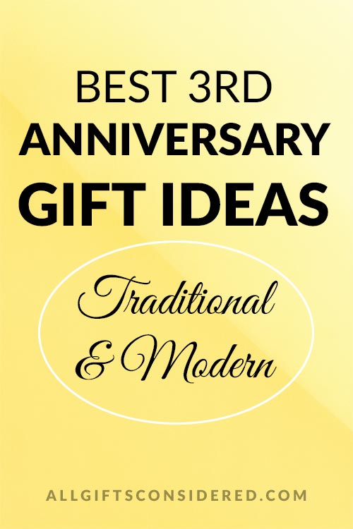 Best 3rd Anniversary Gift Ideas