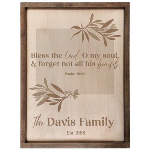 Personalized family Plaque