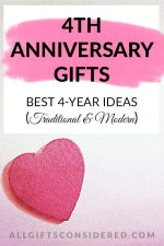 Best 4th Anniversary Gift Ideas