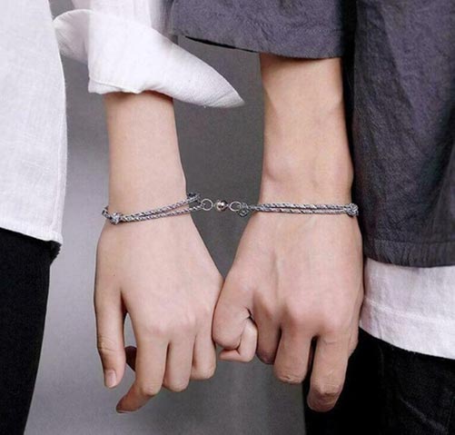 Magnetic Couple Bracelets