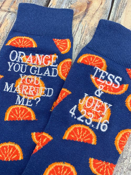 Orange You Glad? Socks