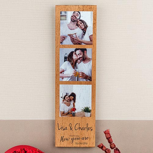 Basswood Personalized Photo Frame