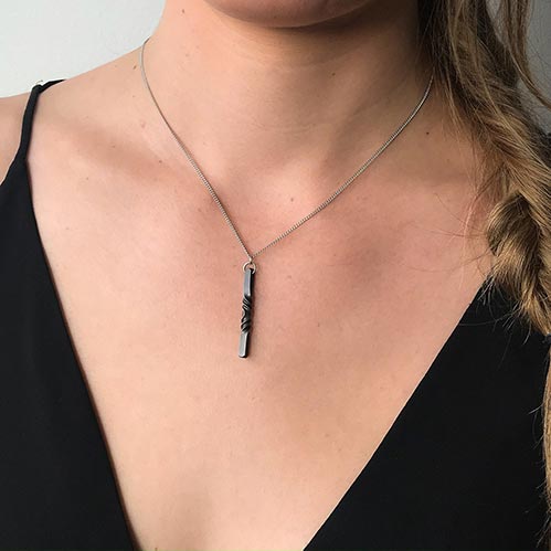 Iron Twist Necklace
