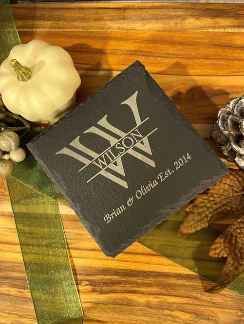 Personalized Slate Coasters