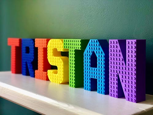 Best Gift Ideas for 6 Year Old's- Personalized Lego name