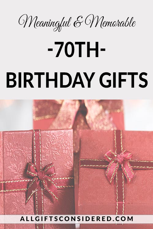 Gift ideas for ladies sales 70th birthday