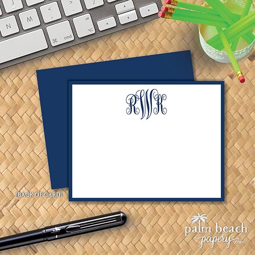 Monogrammed Stationary Cards