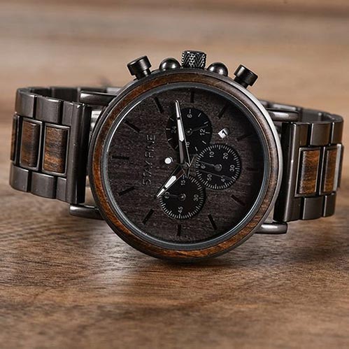 Engraved Wooden Watches for Him