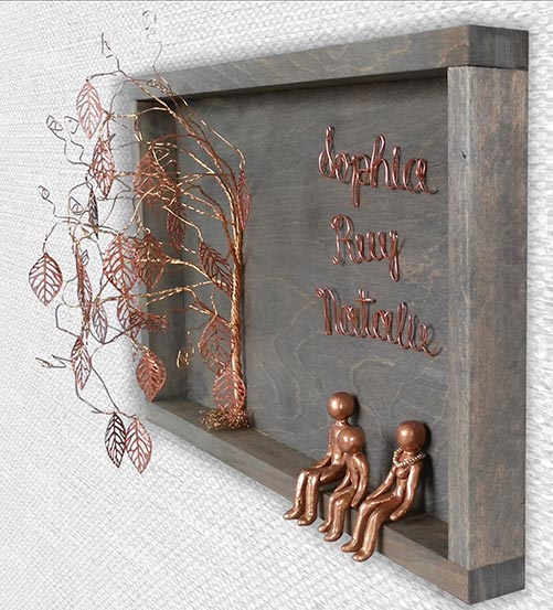 Bronze Family Tree Portrait