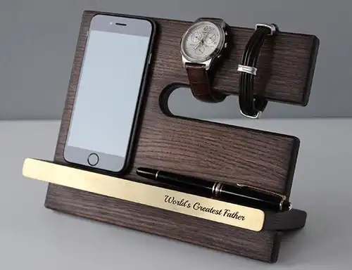 Docking Station With Engraved Name Plate