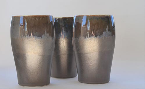 Bronze Pint Beer Glass Set