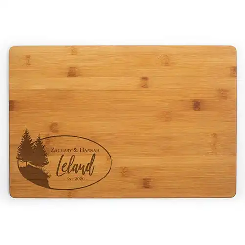Personalized Bamboo Wood Cutting Board