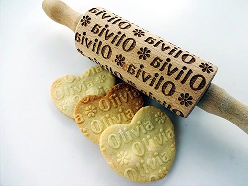 Personalized Rolling Pin - 9 year old gift ideas