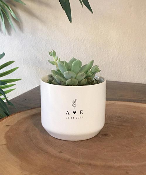 Personalized Succulent Planter