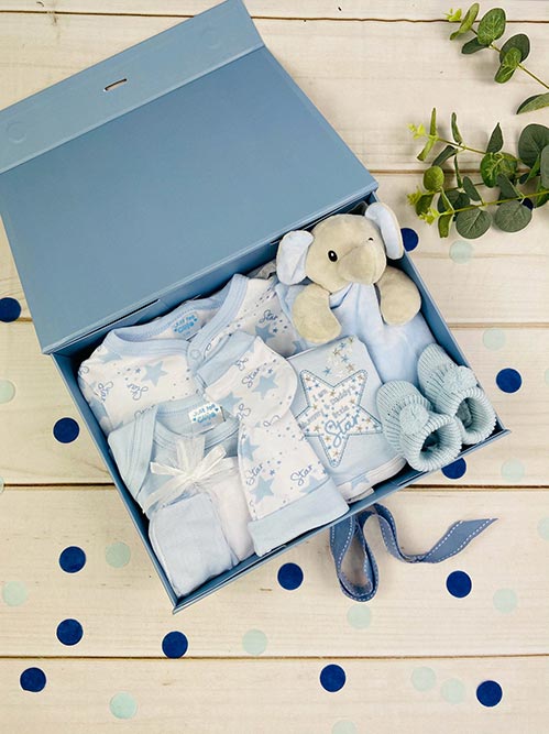 Baby Boy Gift Ideas- Blue Hamper