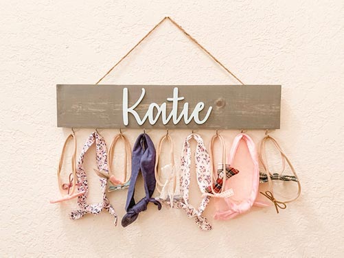 Personalized Headband Organizer