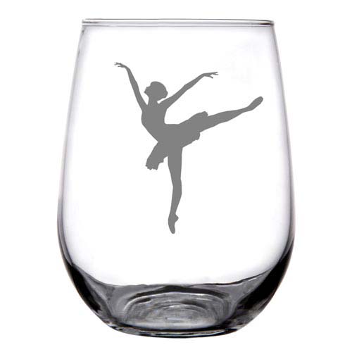 Custom Stemless Wine Glasses for Dance Teachers