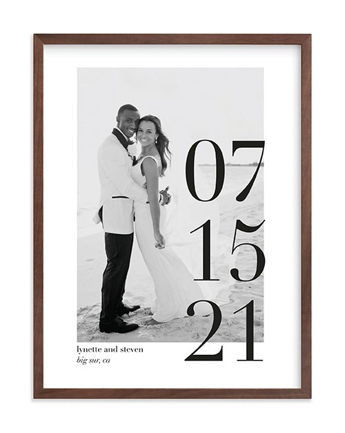 Big Date Photo Frame