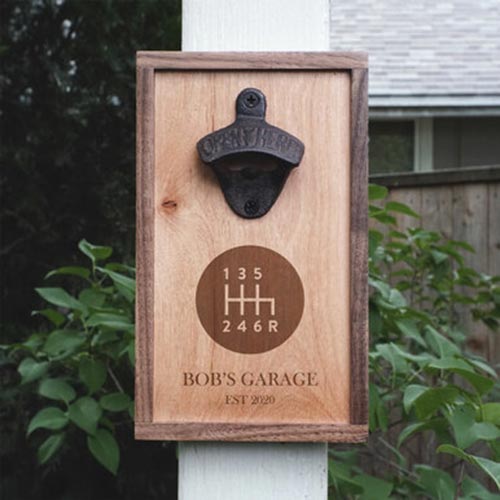 Garage Themed Bottle Opener